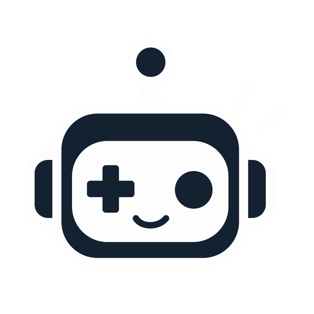 Memobots Games — Monochrome Avatar for Dark Backgrounds